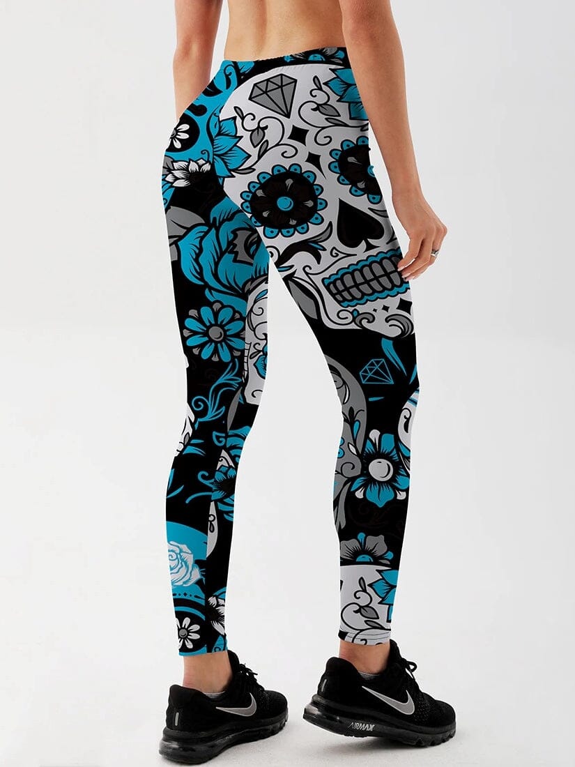 Legging Tête de Mort Mexicaine | Yogaova