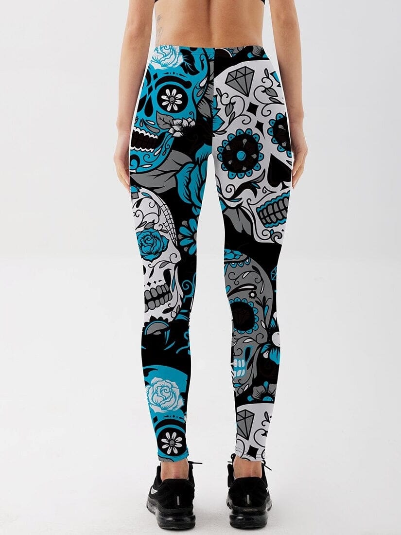 Legging Tête de Mort Mexicaine | Yogaova