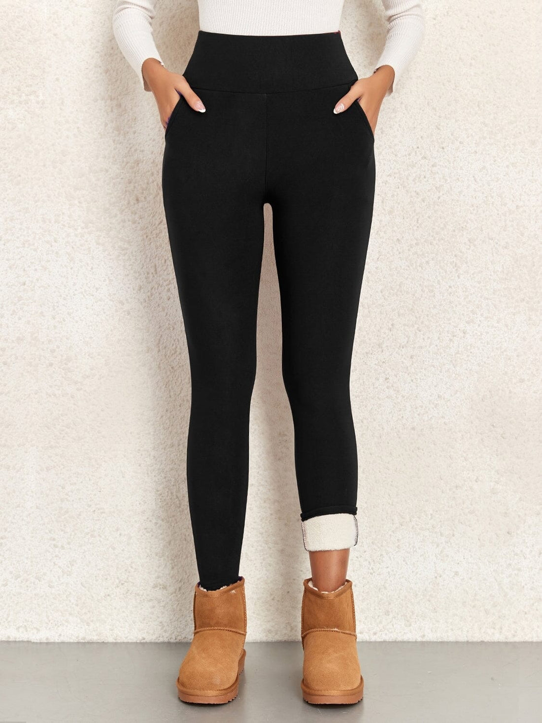 Legging Thermo Polaire Poche | Yogaova