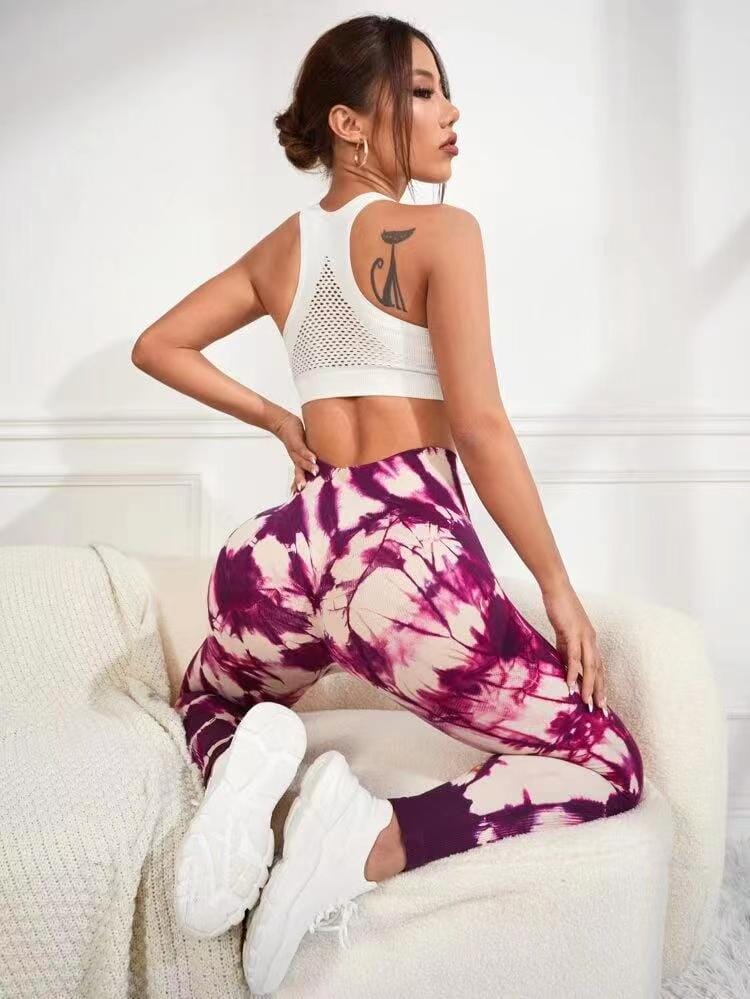 Legging Tie Dye Push Up Sport | Yogaova
