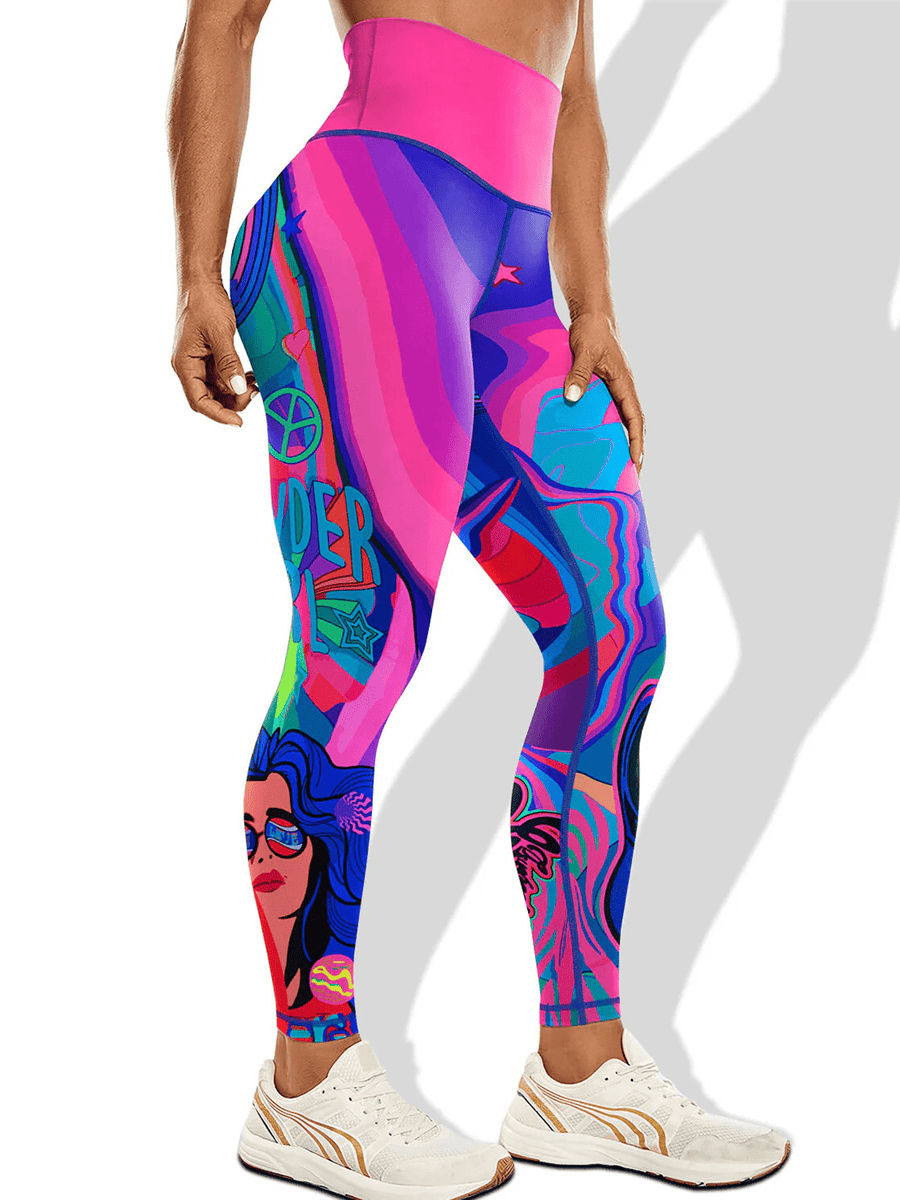 Legging Wonder Girl - Style Pop & Sculptant | Yogaova
