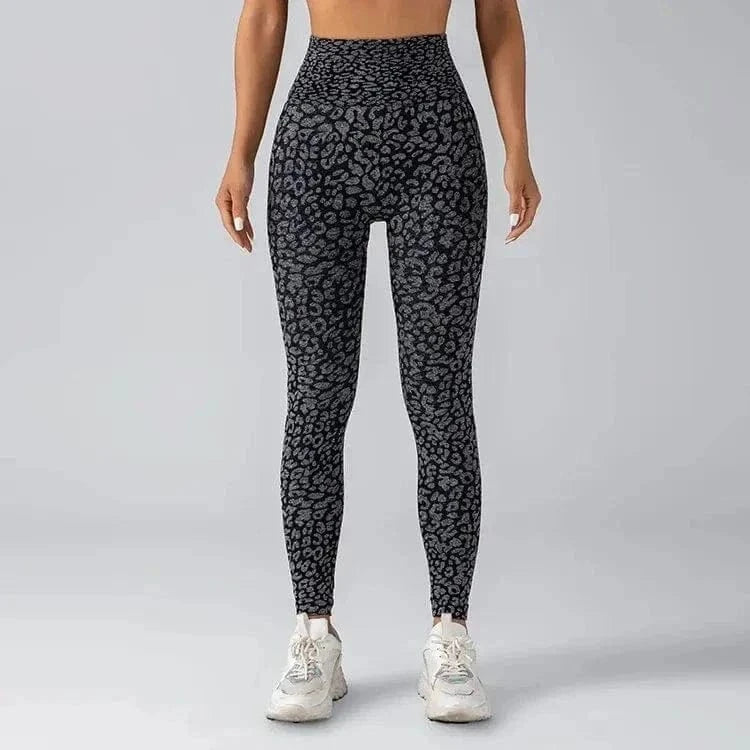 legging yoga leopard