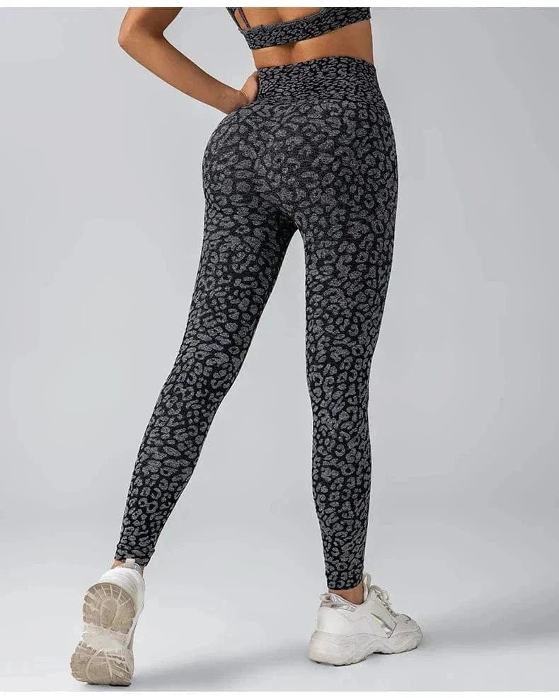 legging yoga leopard
