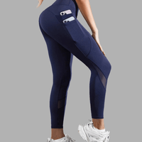 Pantalon de Yoga Femme Bicolore Tendance