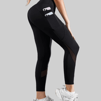 Pantalon de Yoga Femme Bicolore Tendance