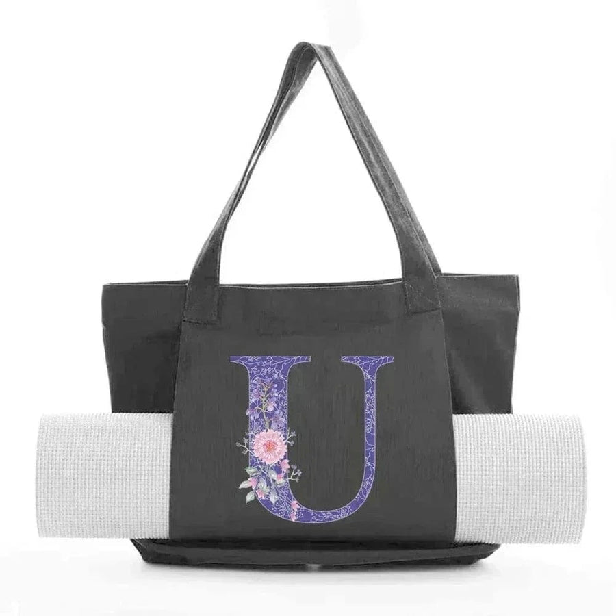 Sac de Yoga Inscription Noire
