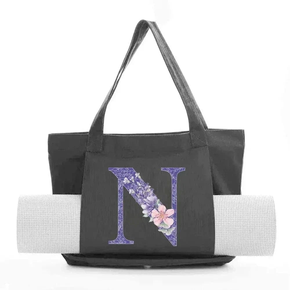 Sac de Yoga Inscription Noire