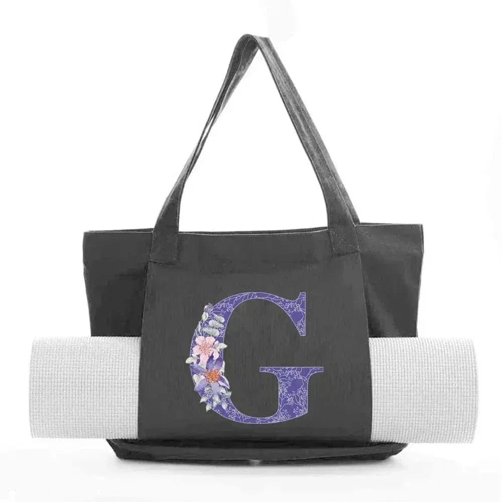 Sac de Yoga Inscription Noire