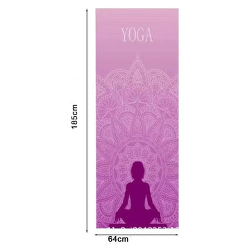 Serviette de Yoga à Motifs