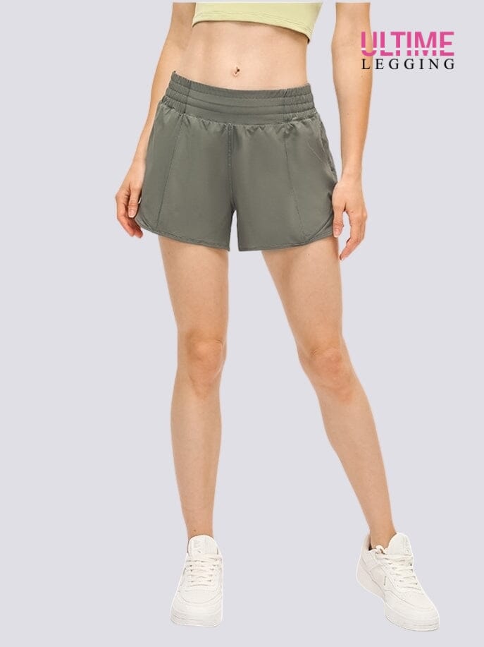 Short Avec Poche Zippée  | Yogaova
