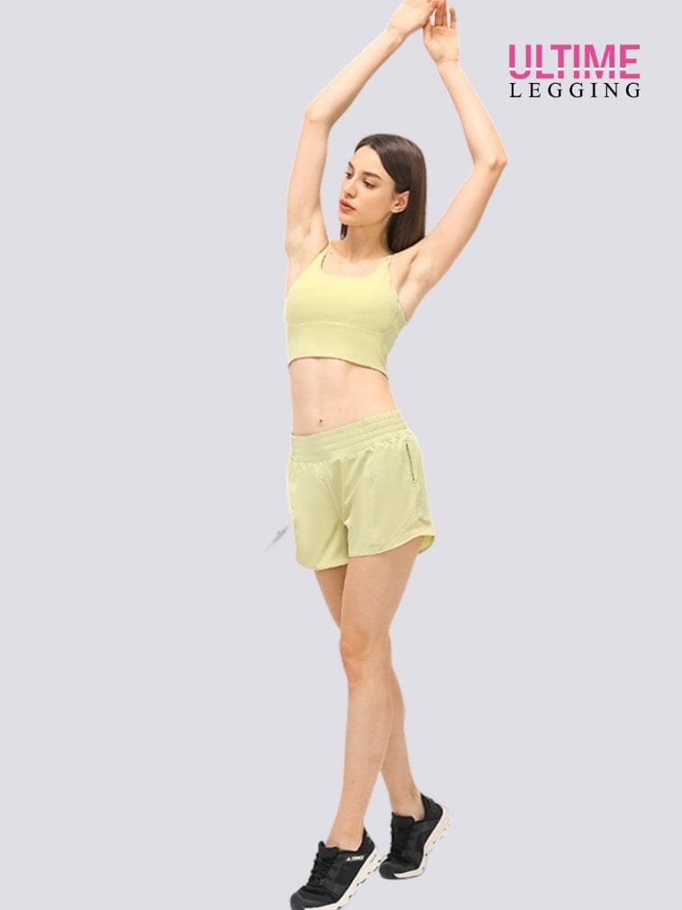 Short Avec Poche Zippée  | Yogaova