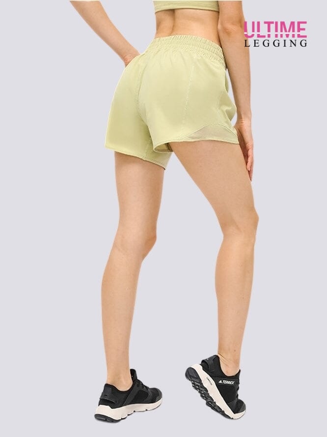 Short Avec Poche Zippée  | Yogaova