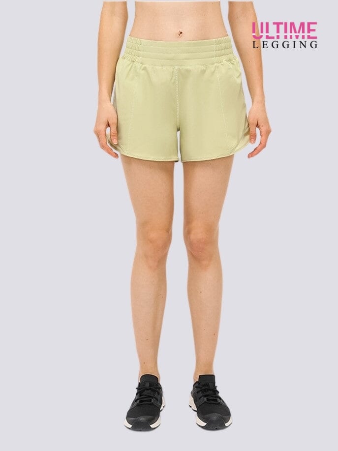 Short Avec Poche Zippée  | Yogaova