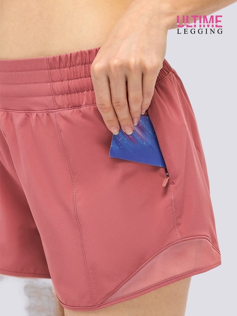 Short Avec Poche Zippée  | Yogaova
