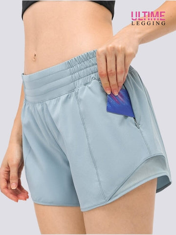 Short Avec Poche Zippée  | Yogaova