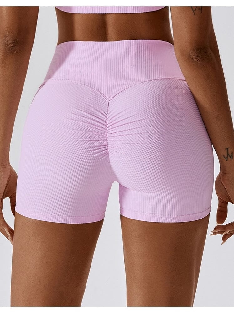 Short Court Plissé Push Up - Sport | Yogaova