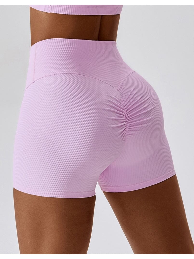 Short Court Plissé Push Up - Sport | Yogaova