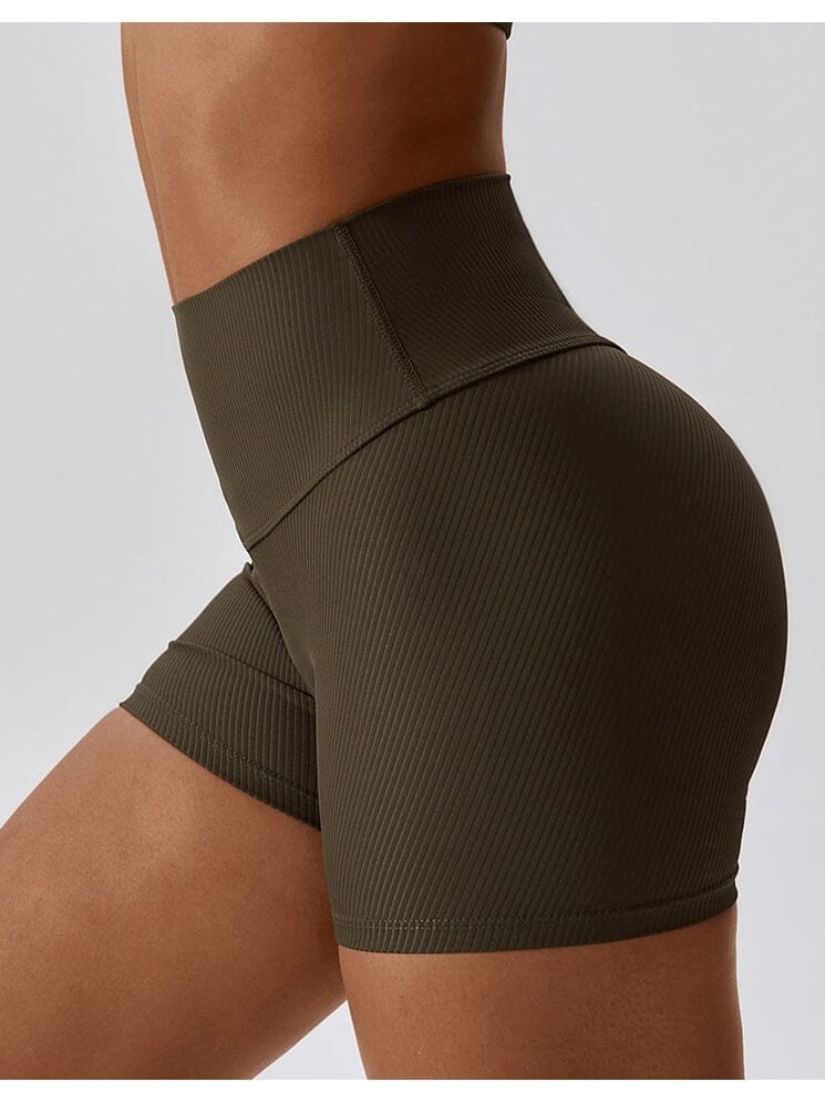 Short Court Plissé Push Up - Sport | Yogaova