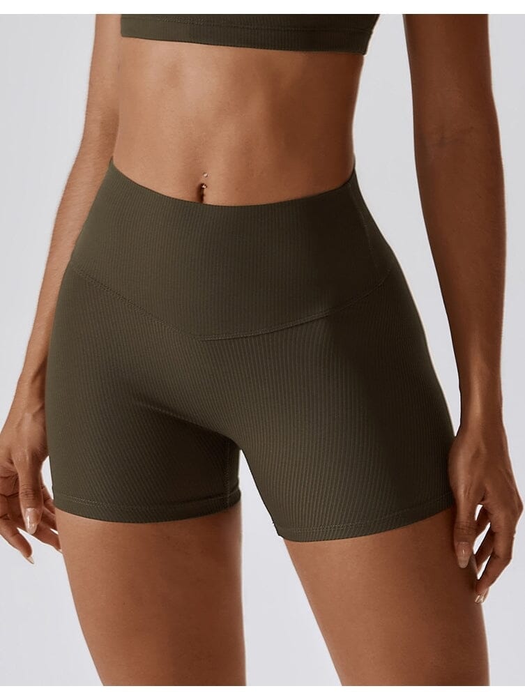 Short Court Plissé Push Up - Sport | Yogaova