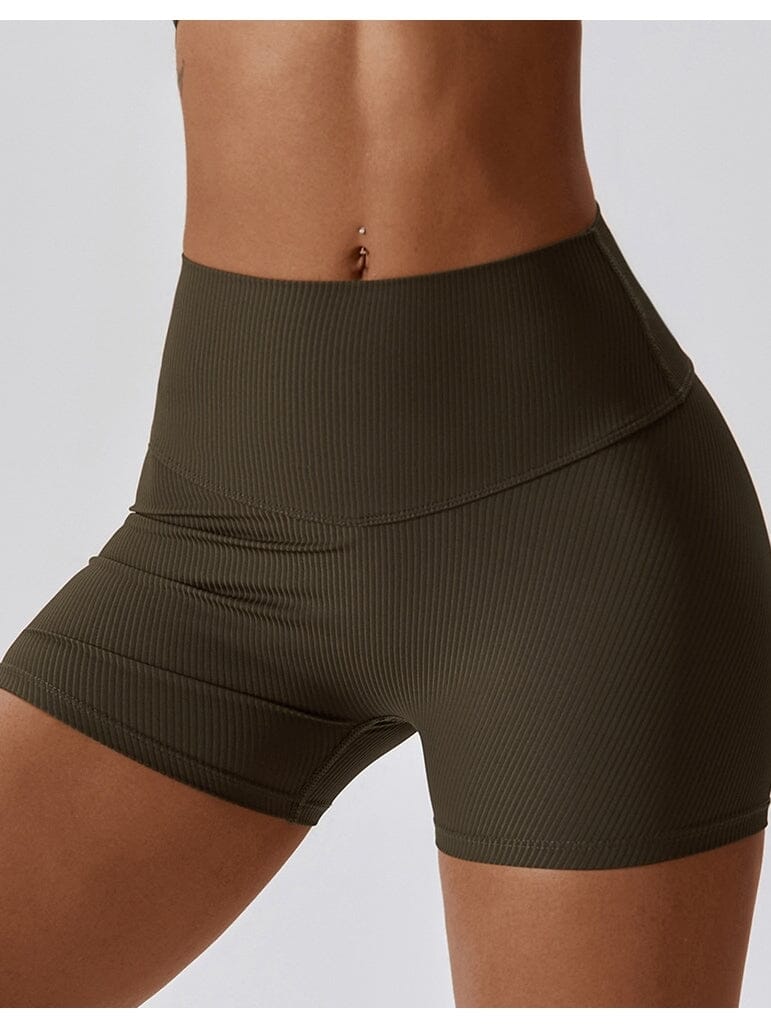 Short Court Plissé Push Up - Sport | Yogaova