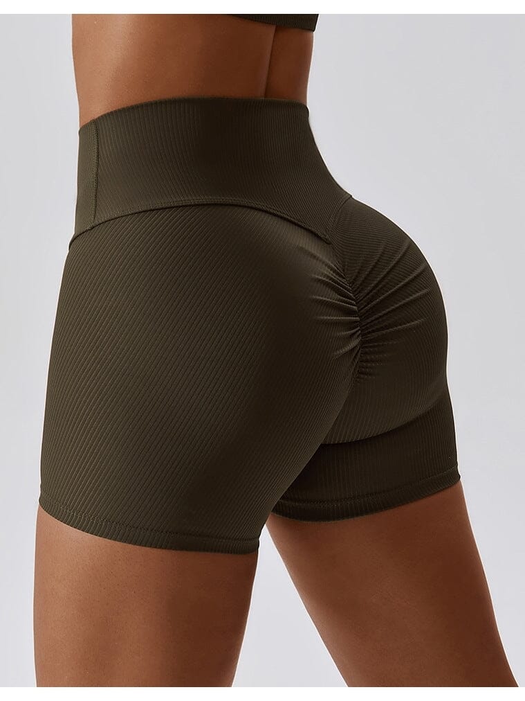 Short Court Plissé Push Up - Sport | Yogaova