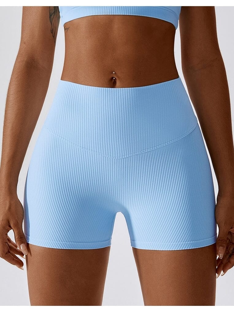 Short Court Plissé Push Up - Sport | Yogaova