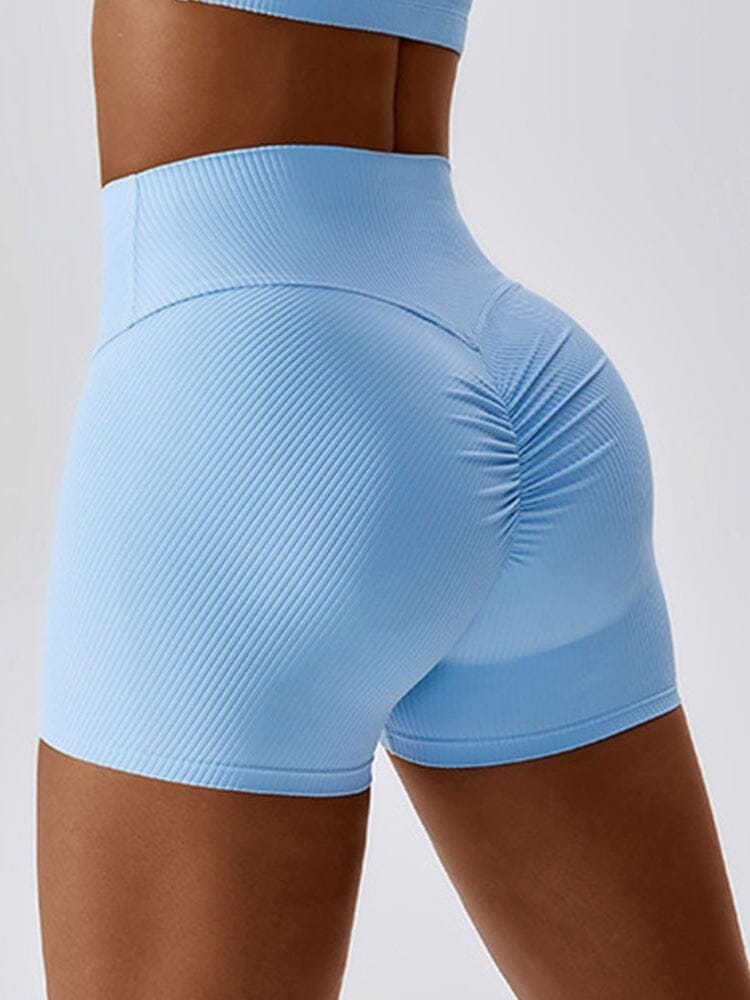 Short Court Plissé Push Up - Sport | Yogaova