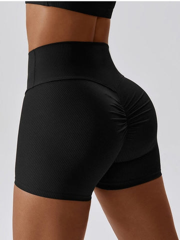 Short Court Plissé Push Up - Sport | Yogaova