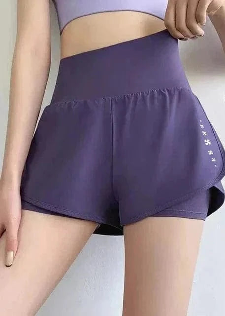 Short de Yoga Femme Tendance avec Poche
