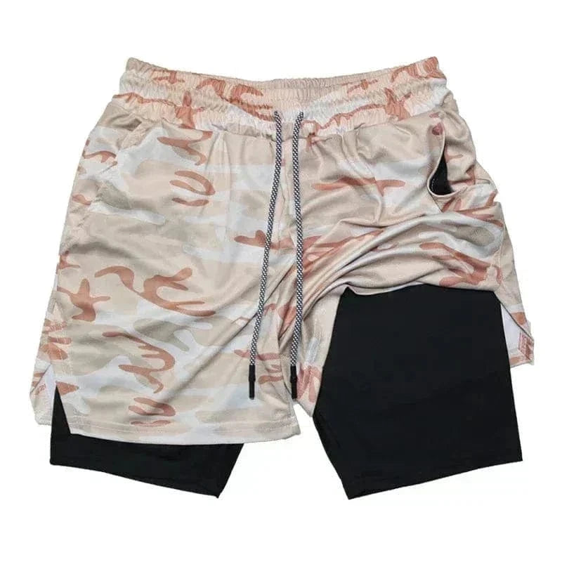 Short de Yoga Homme Multi-Poches