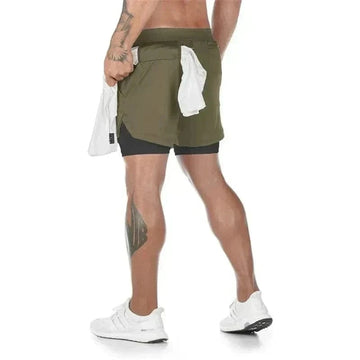 Short de Yoga Homme Multi-Poches