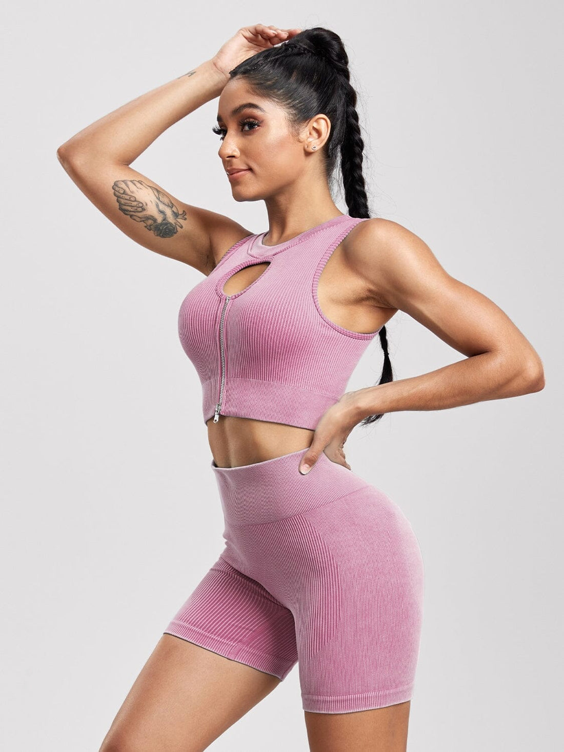 Short et Brassière Sport, Ensemble | Yogaova