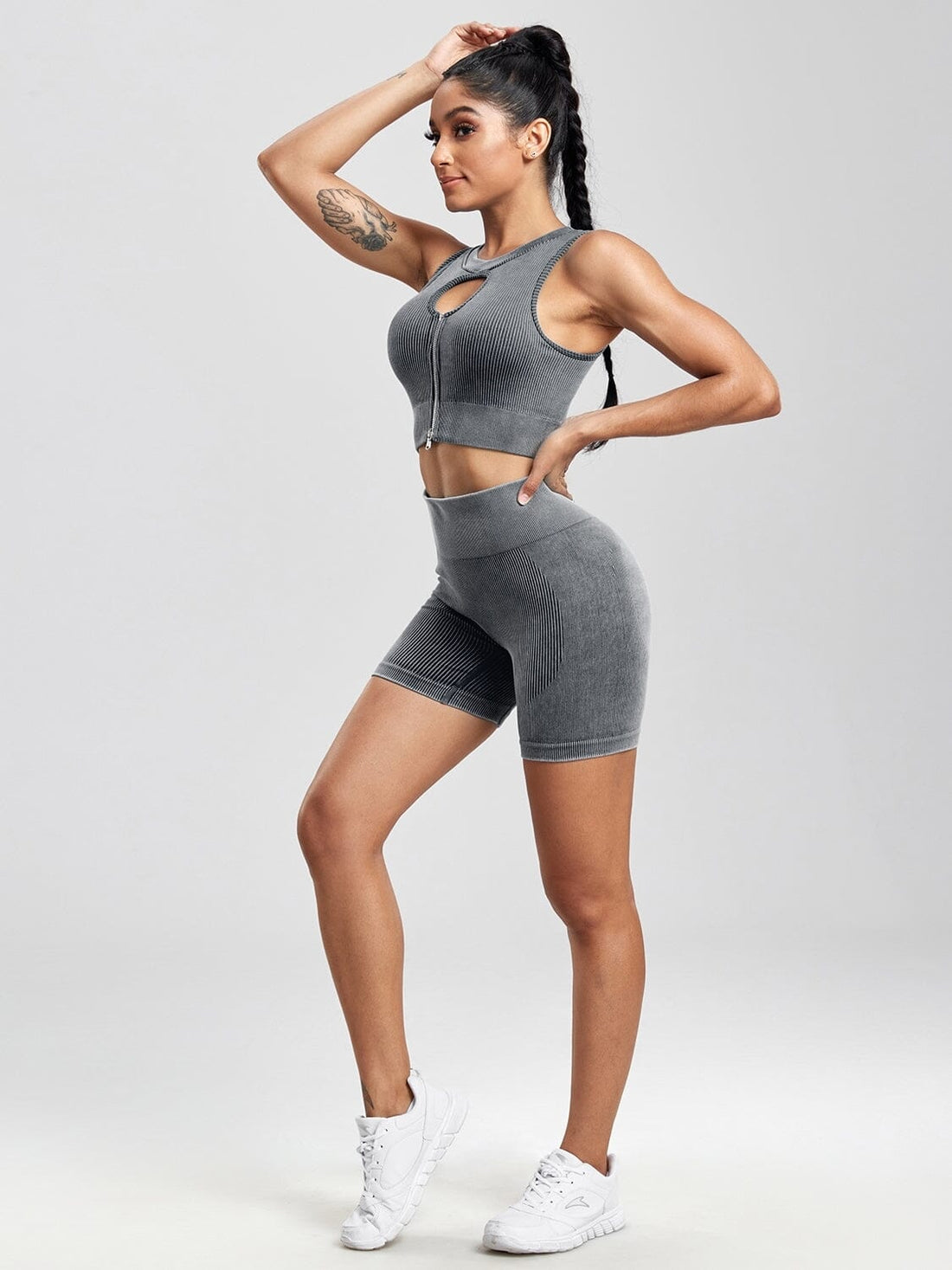 Short et Brassière Sport, Ensemble | Yogaova