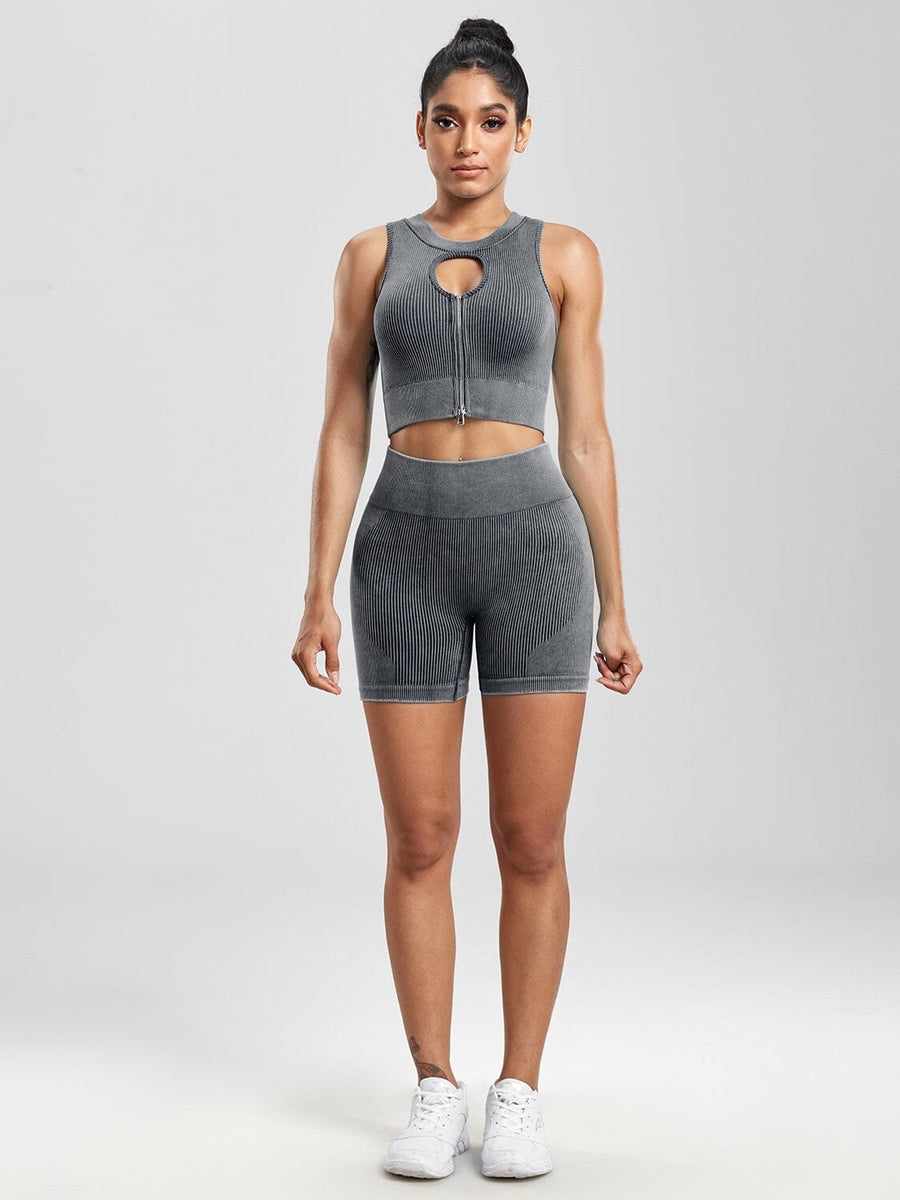 Short et Brassière Sport, Ensemble | Yogaova