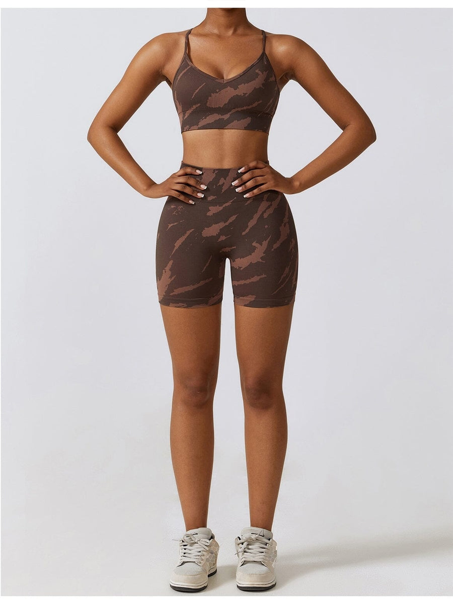 Short Fitness Moulant Taille Haute | Yogaova
