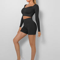 Short Sport et Crop Top, Ensemble Sport | Yogaova