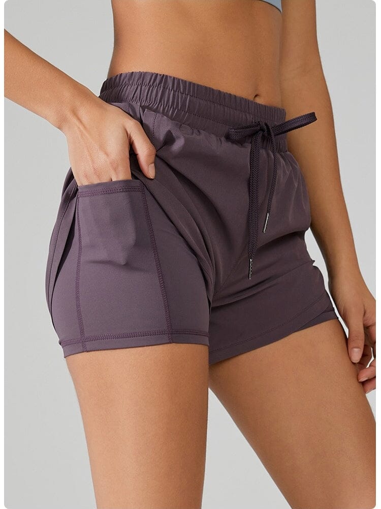 Short Sport Large Taille Elastiquée | Yogaova