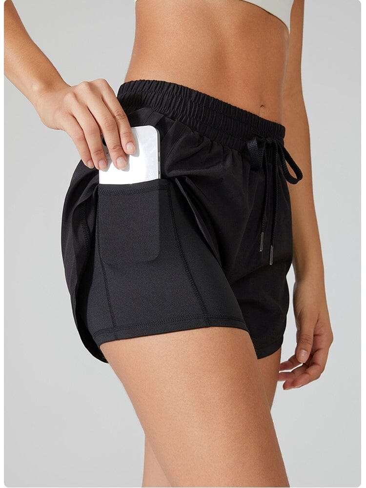 Short Sport Large Taille Elastiquée | Yogaova