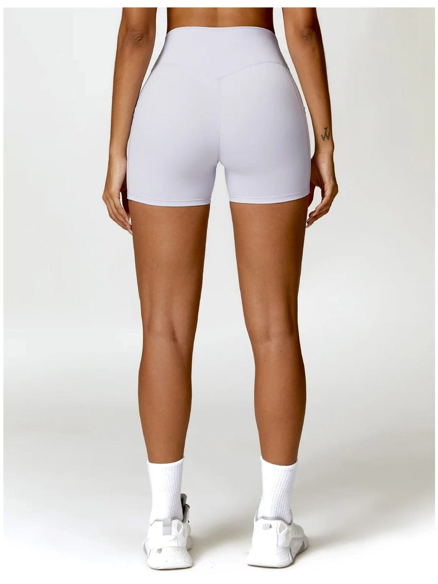 Short Sport Moulant Ceinture Plissée - Tendance 2024 | Yogaova