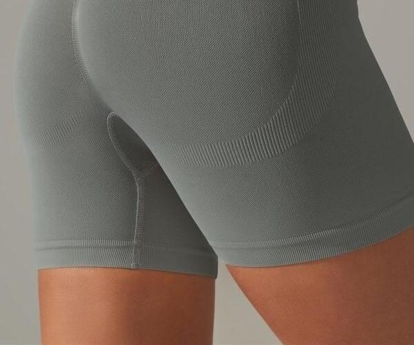 Short Sport Moulant Taille Haute (Push Up) Yogaova | Yogaova