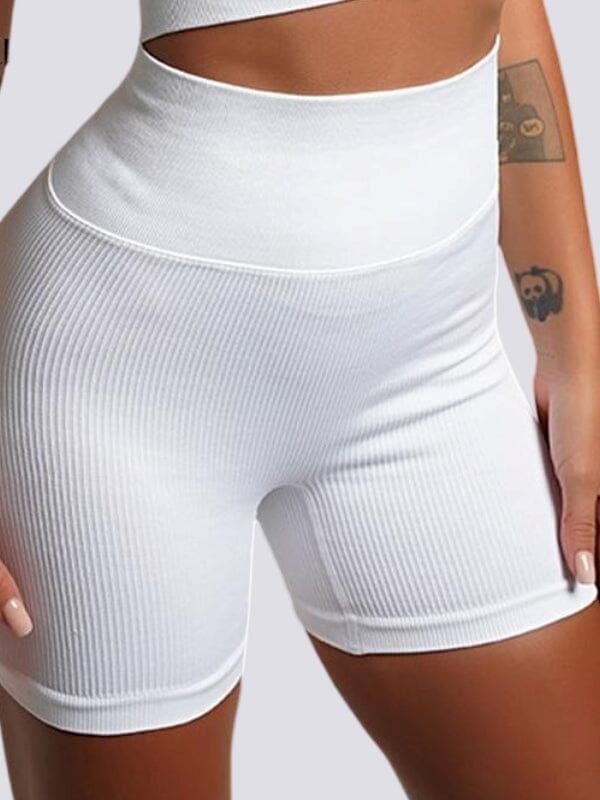 Short Sport Plissé Push Up Taille Haute | Yogaova