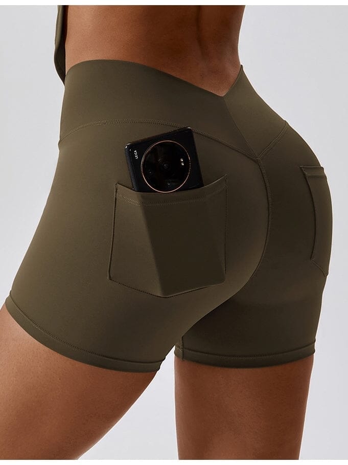 Short Sport Poche Téléphone | Yogaova