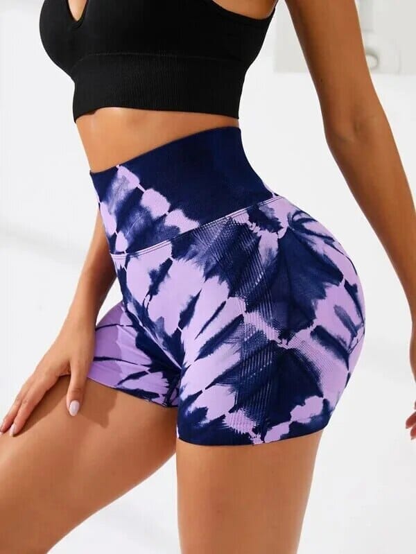 Short Sport Push Up Tie Dye | Yogaova