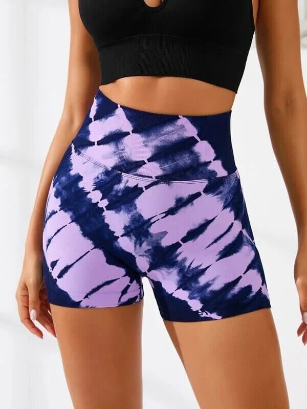 Short Sport Push Up Tie Dye | Yogaova