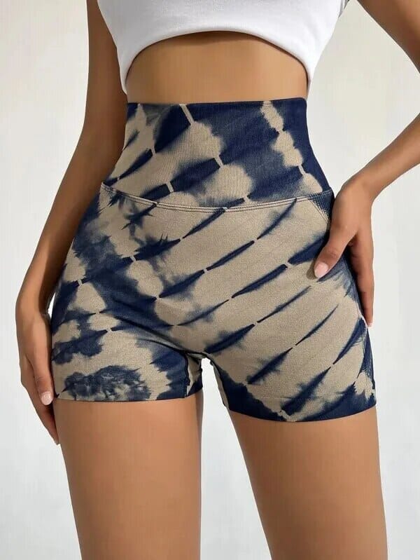 Short Sport Push Up Tie Dye | Yogaova
