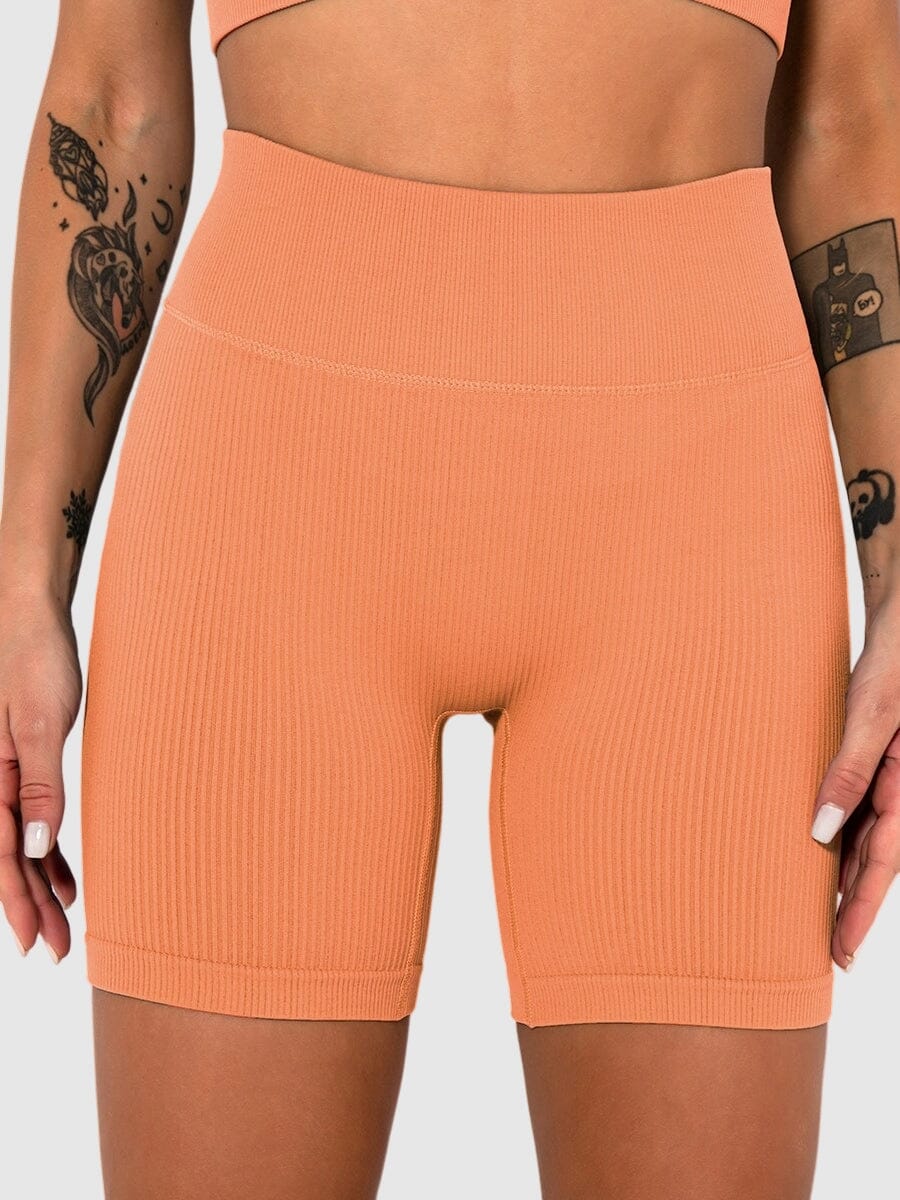 Short Sport Sans Couture Côtelé | Yogaova
