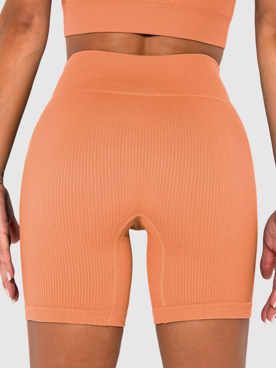 Short Sport Sans Couture Côtelé | Yogaova