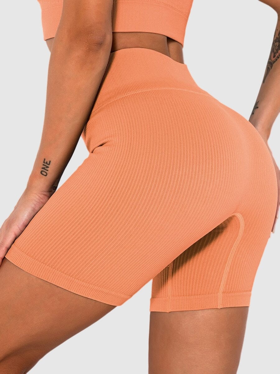 Short Sport Sans Couture Côtelé | Yogaova