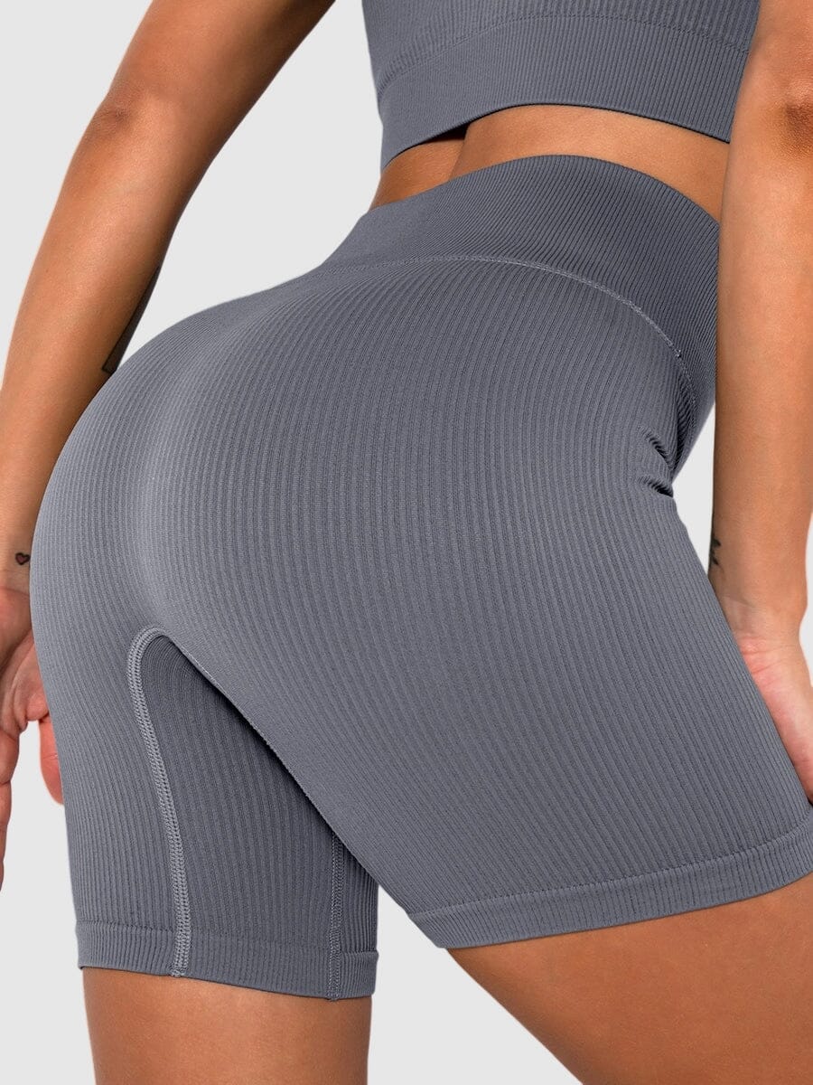 Short Sport Sans Couture Côtelé | Yogaova