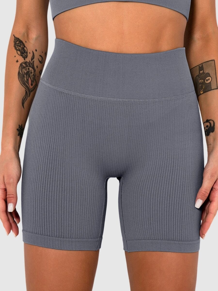 Short Sport Sans Couture Côtelé | Yogaova